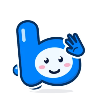 Blu waving hello